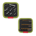 M-ROMLOO Magnetic Tool Mat Set, Strong Magnet Tray for Mechanics Screws & Tools, Flexible Parts Holder for Auto Repair & DIY