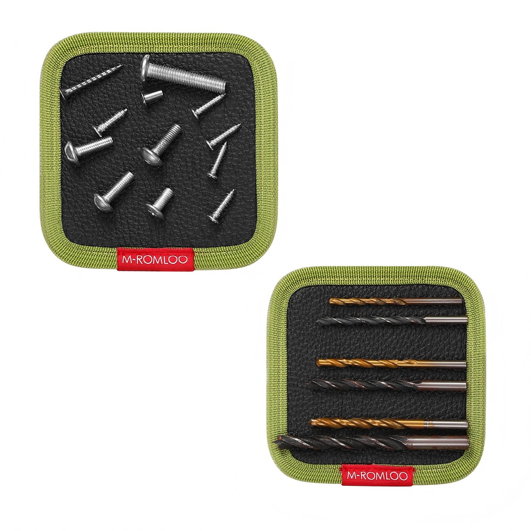 M-ROMLOO Magnetic Tool Mat Set, Strong Magnet Tray for Mechanics Screws & Tools, Flexible Parts Holder for Auto Repair & DIY