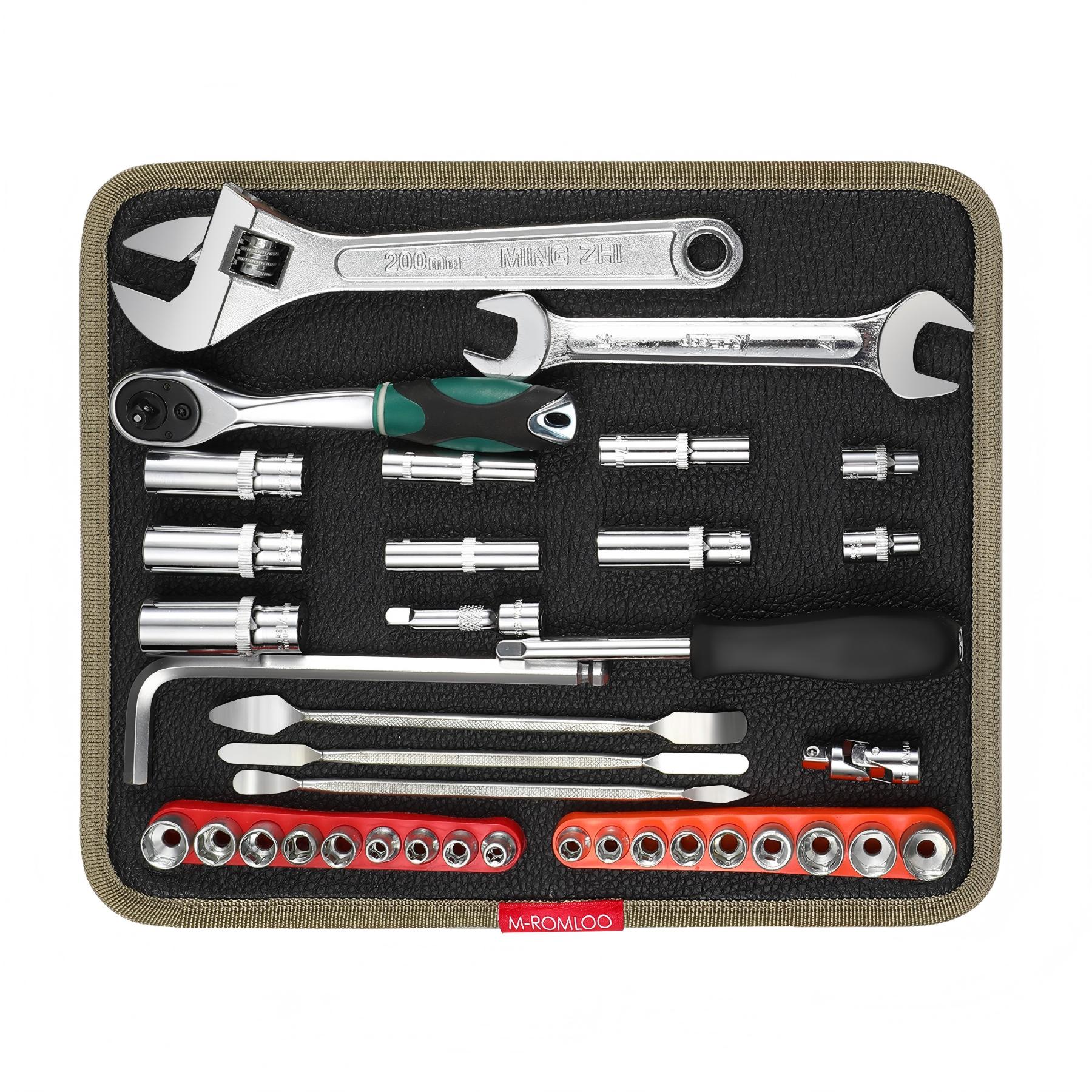 M-ROMLOO Magnetic Tool Mat Set, Strong Magnet Tray for Mechanics Screws & Tools, Flexible Parts Holder for Auto Repair & DIY