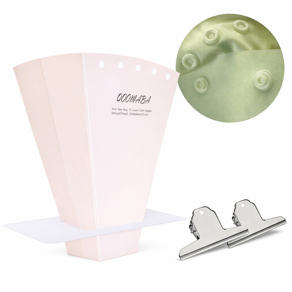 Cloth Diaper Sprayer Shield, Hands-Free Snap-On, Anti-Splash Guard, Foldable for Storage, Diaper Cleaning Shield for Diapers, Pet Pads, Shoes & More