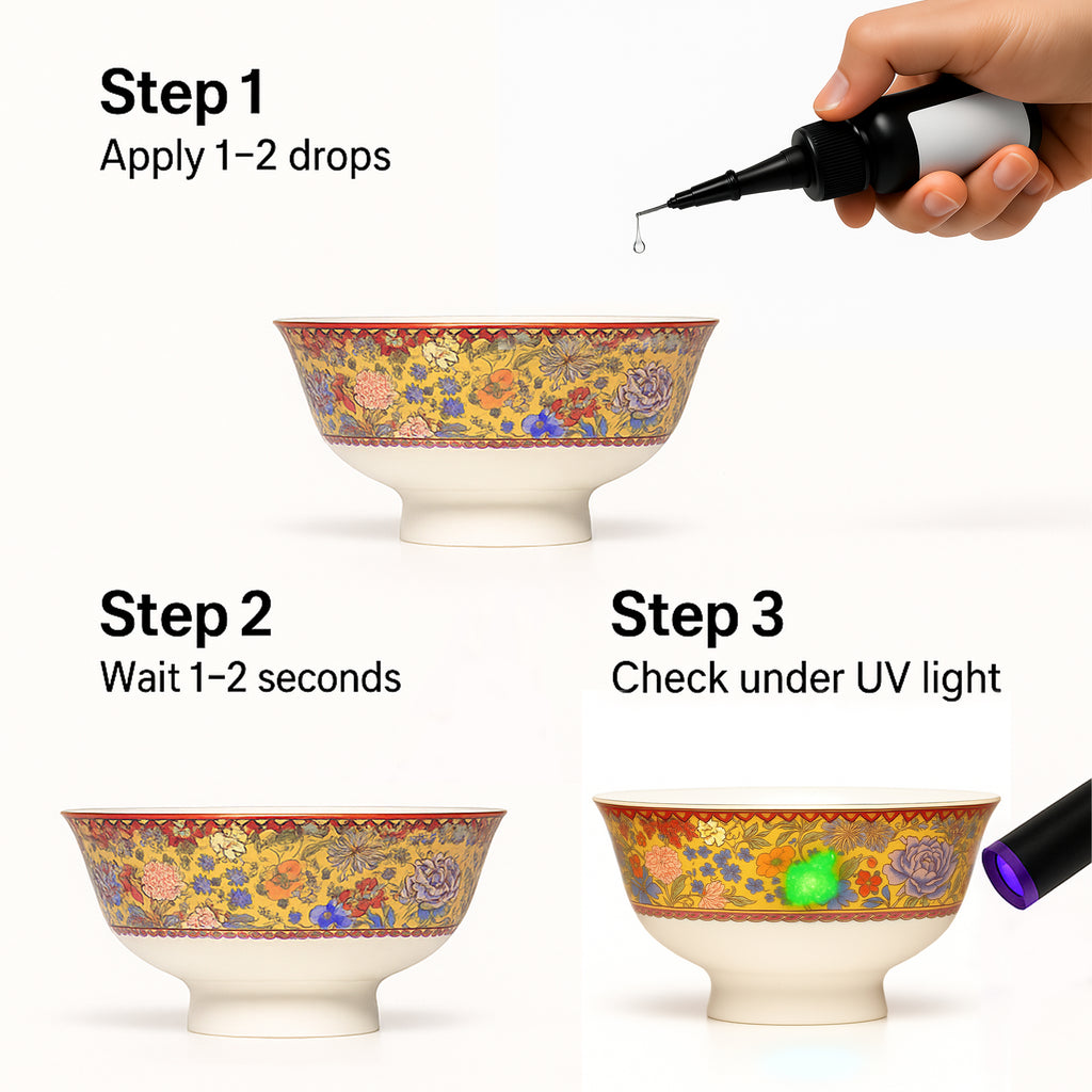 Lead Test Kit, Instant Lead Detection for Dishes, Paint & Toys, Accurate Results & Easy Home Use