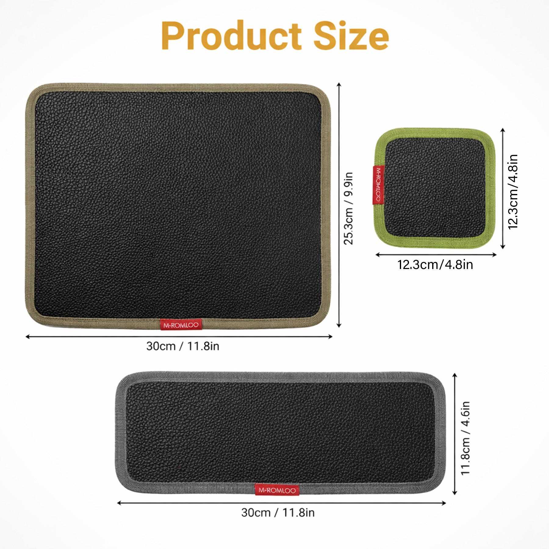 M-ROMLOO Magnetic Tool Mat Set, Strong Magnet Tray for Mechanics Screws & Tools, Flexible Parts Holder for Auto Repair & DIY
