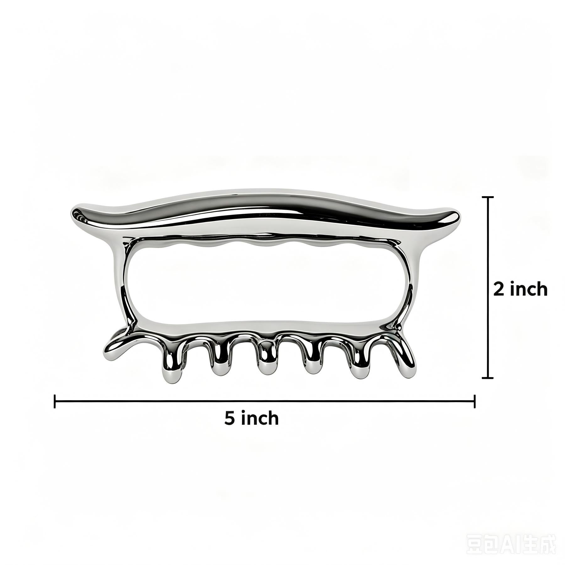 Fascia Massage Tool, Deep Tissue Muscle Scraper for Myofascial Release, Stainless Steel Pressure Point Blaster for Pain Relief & Lymphatic Drainage