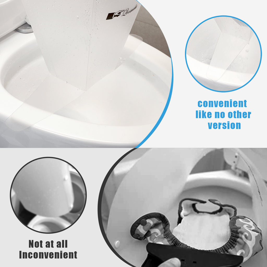 Cloth Diaper Sprayer Shield, Hands-Free Snap-On, Anti-Splash Guard, Foldable for Storage, Diaper Cleaning Shield for Diapers, Pet Pads, Shoes & More