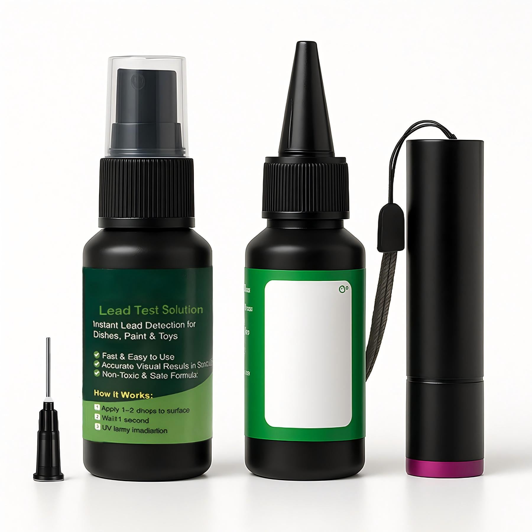 Lead Test Kit, Instant Lead Detection for Dishes, Paint & Toys, Accurate Results & Easy Home Use